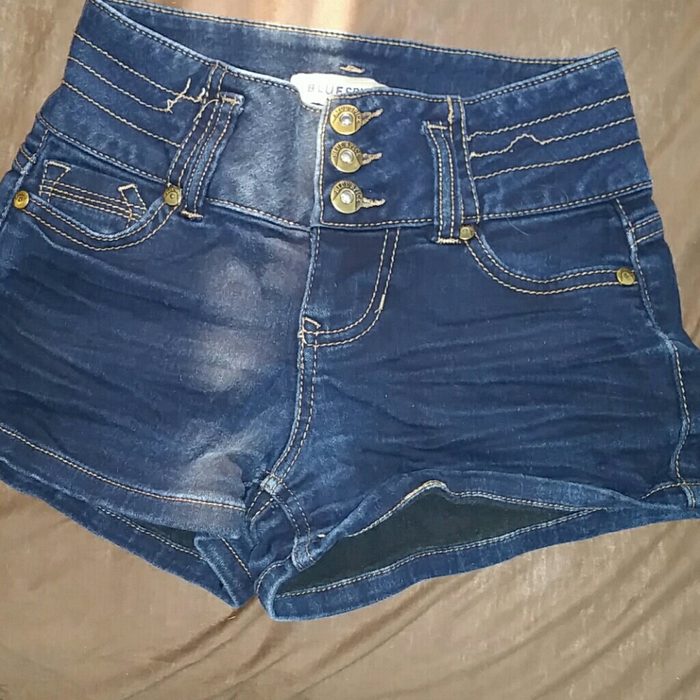 Blue shorts